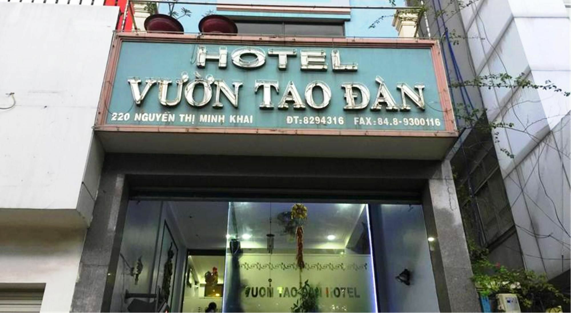 Vuon Tao Dan Hotel Cidade de Ho Chi Minh Exterior foto